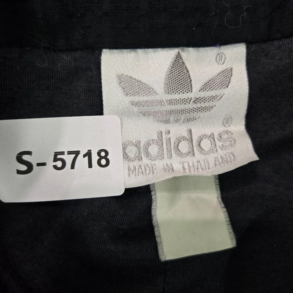 VINTAGE Adidas Men Jacket 2XL Black Track Suit Trefoil Embroidered‎